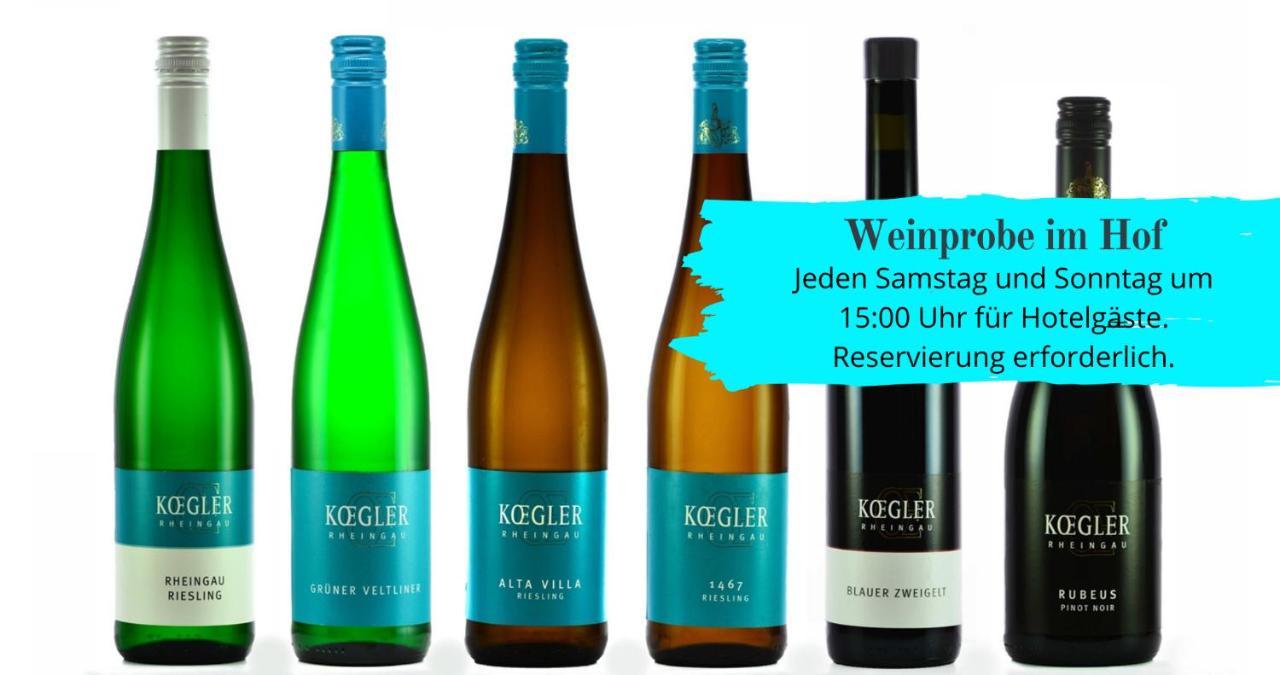 Weinhotel Koegler Eltville am Rhein Eksteriør billede