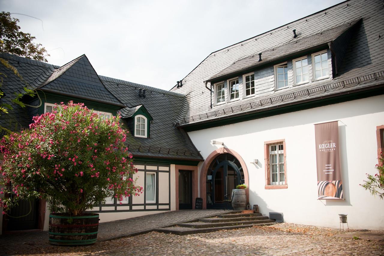 Weinhotel Koegler Eltville am Rhein Eksteriør billede